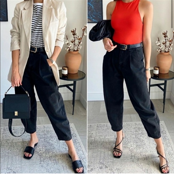 Zara Jeans Zara Paperbag Jeans Nwt Poshmark